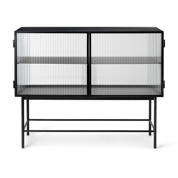 Aparador Haze - Black-vidrio ondulado - Ferm Living