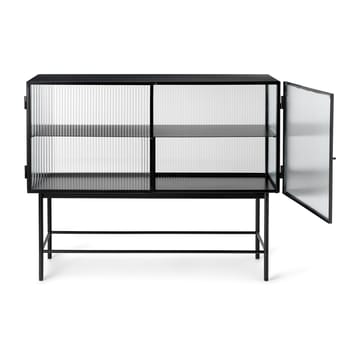 Aparador Haze - Black-vidrio ondulado - Ferm Living