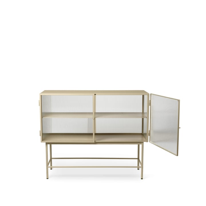 Aparador Haze - Cashmere, vidrio ondulado - Ferm Living