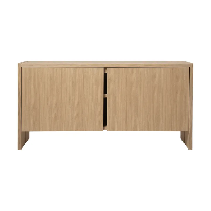 Aparador Parcel  - Natural oak, 100×30×50 cm - Ferm Living