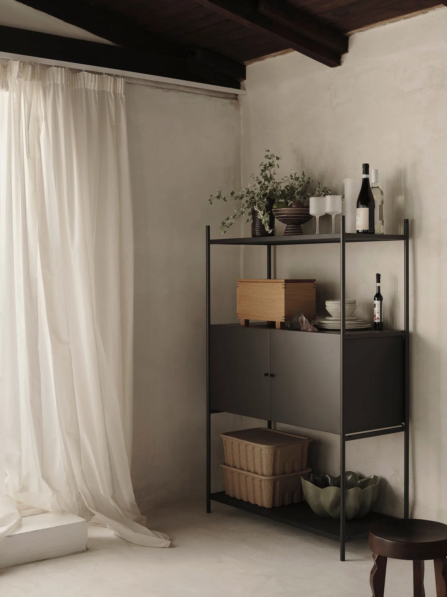 Aparador Punctual 41,6x91,5 cm, Anthracite Ferm Living