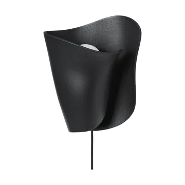 Aplique de pared Oyster wall sconce - Black - Ferm Living