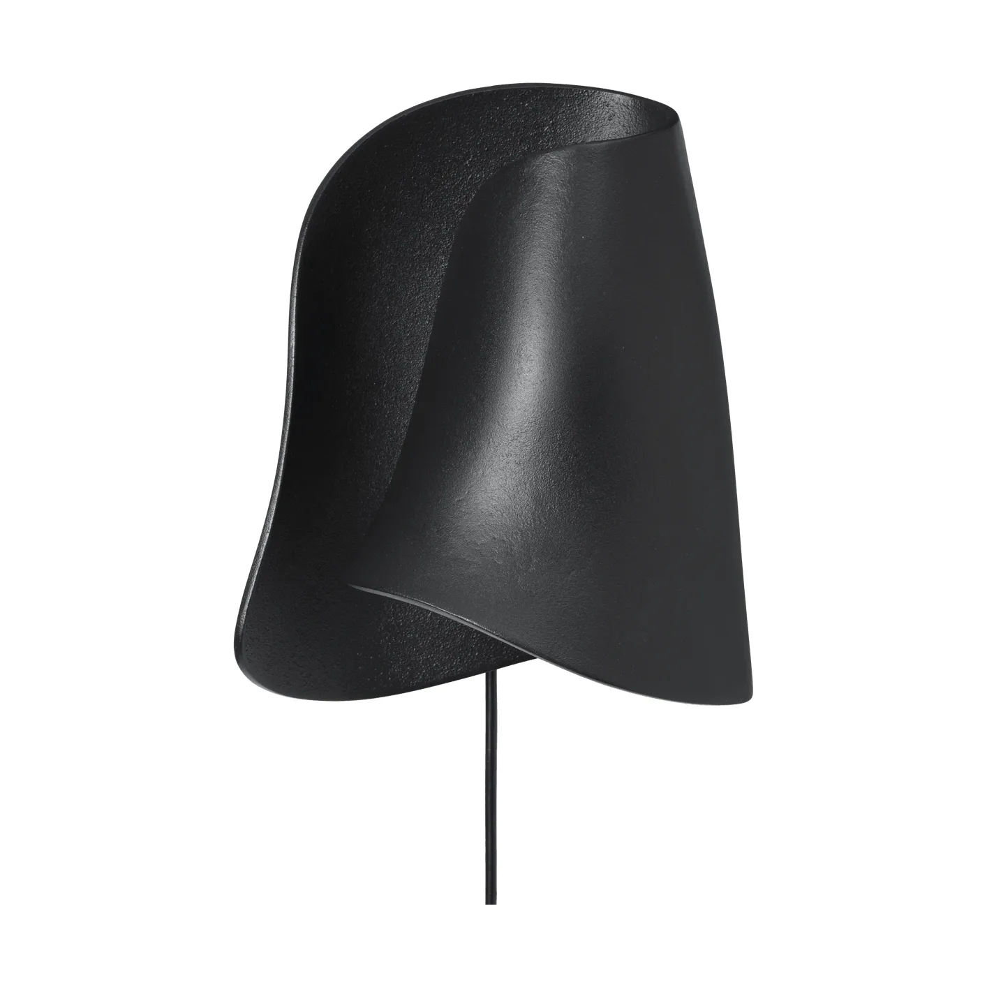 Aplique de pared Oyster wall sconce, Black Ferm Living