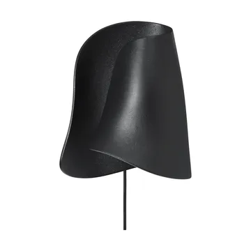 Aplique de pared Oyster wall sconce - Black - Ferm Living