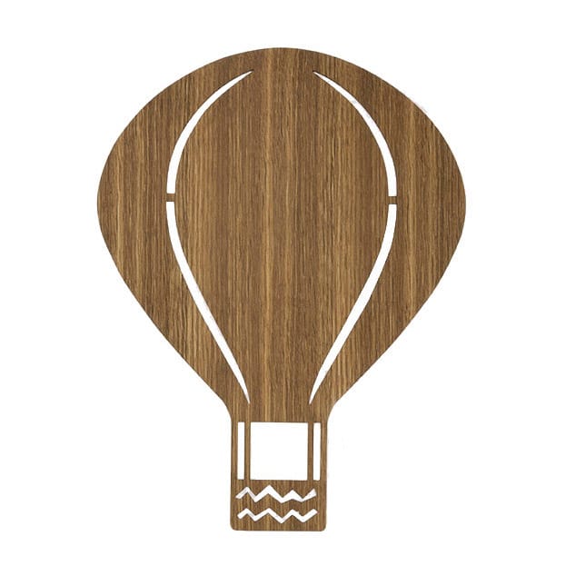 Aplique infantil Air Balloon - roble ahumado - Ferm LIVING