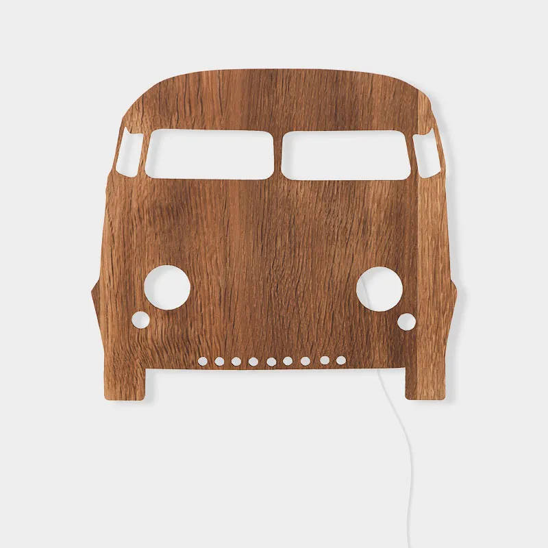 Aplique infantil Car, roble ahumado Ferm Living