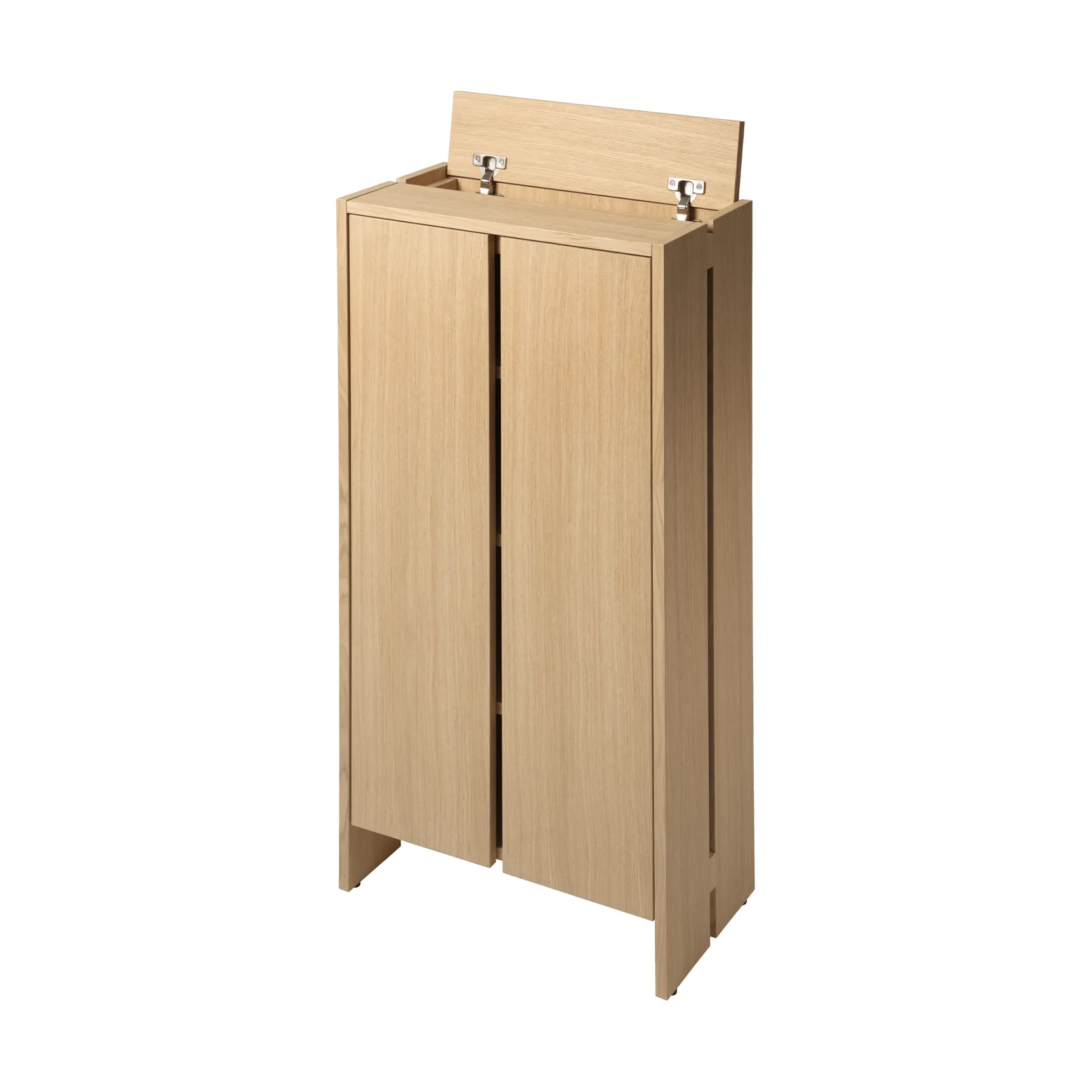 Armario Parcel , Natural oak 55×30×110 cm Ferm Living