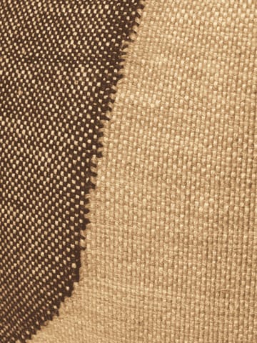 Asiento puf Forene square pouf 60x60x40 cm - Tan-Chocolate - Ferm Living