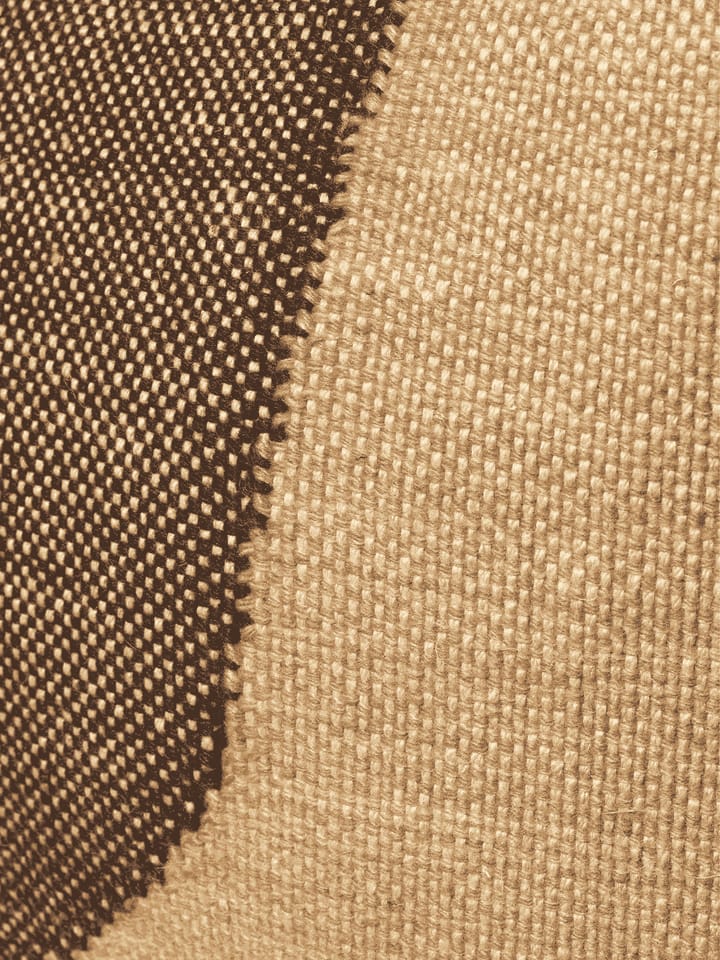 Asiento puf Forene square pouf 60x60x40 cm, Tan-Chocolate Ferm Living
