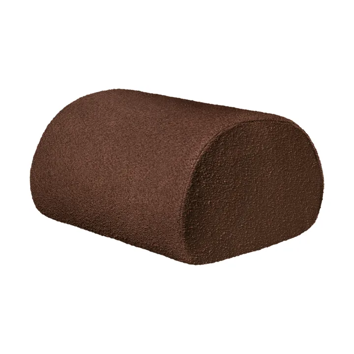 Asiento puf Rouli pouf pure bouclé - Chestnut brown - Ferm Living