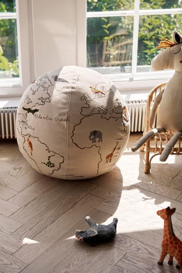 Asiento puff The world - Offwhite - Ferm Living