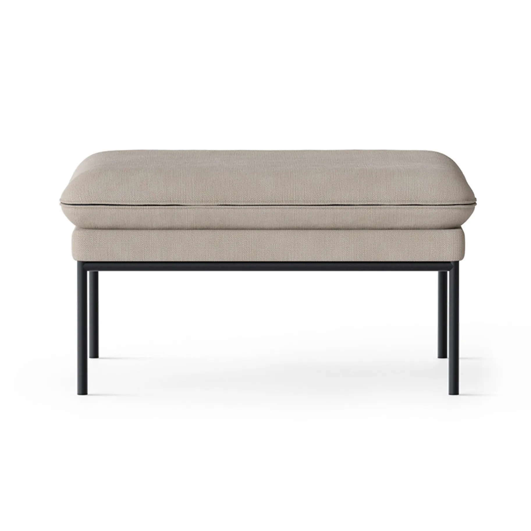 Asiento puffTurn pouf, Cotton linen naturalal Ferm Living