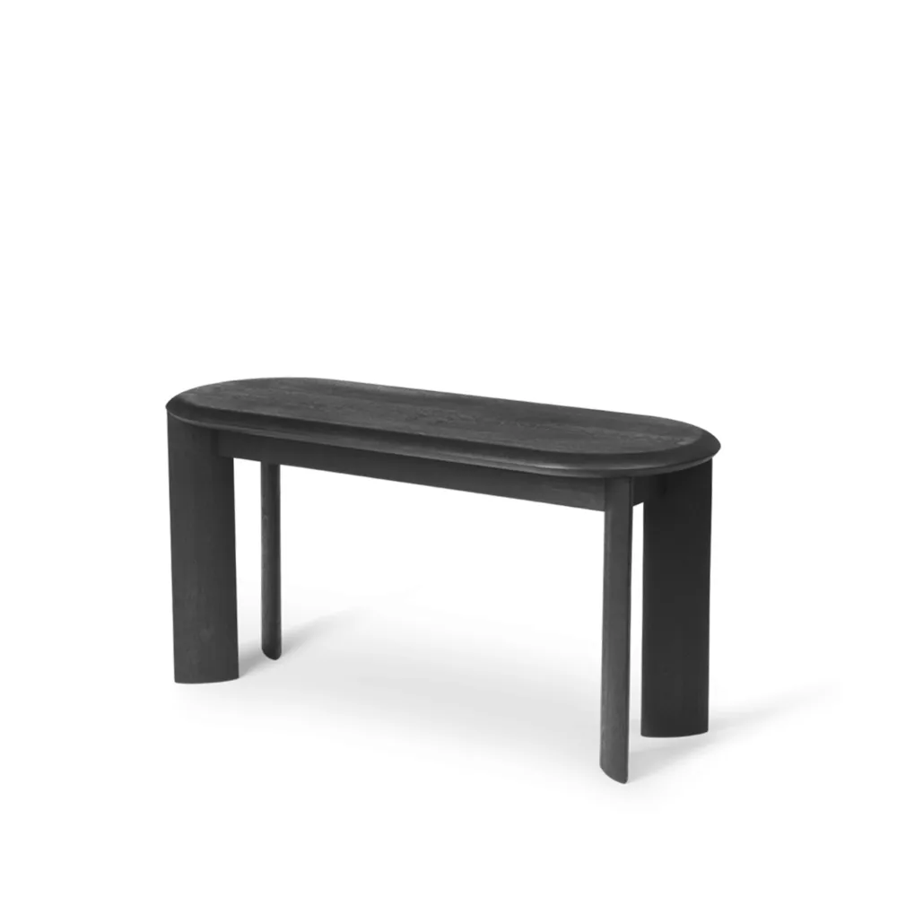 Banco Bevel 90 cm, Roble negro aceitado Ferm Living
