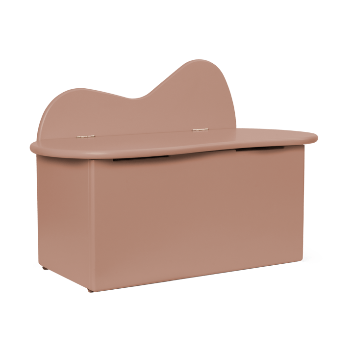 Banco con almacenaje Slope 75x38x51 cm - Rose - Ferm Living