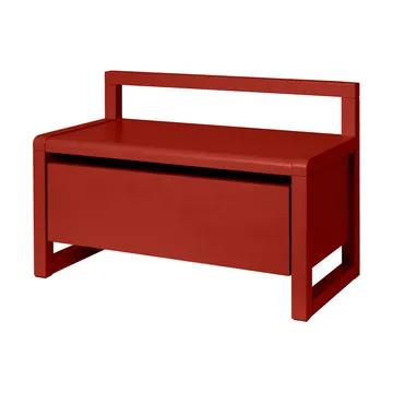 Banco de almacenamiento Little architect - Poppy Red, 60×30×41,2 cm - Ferm Living