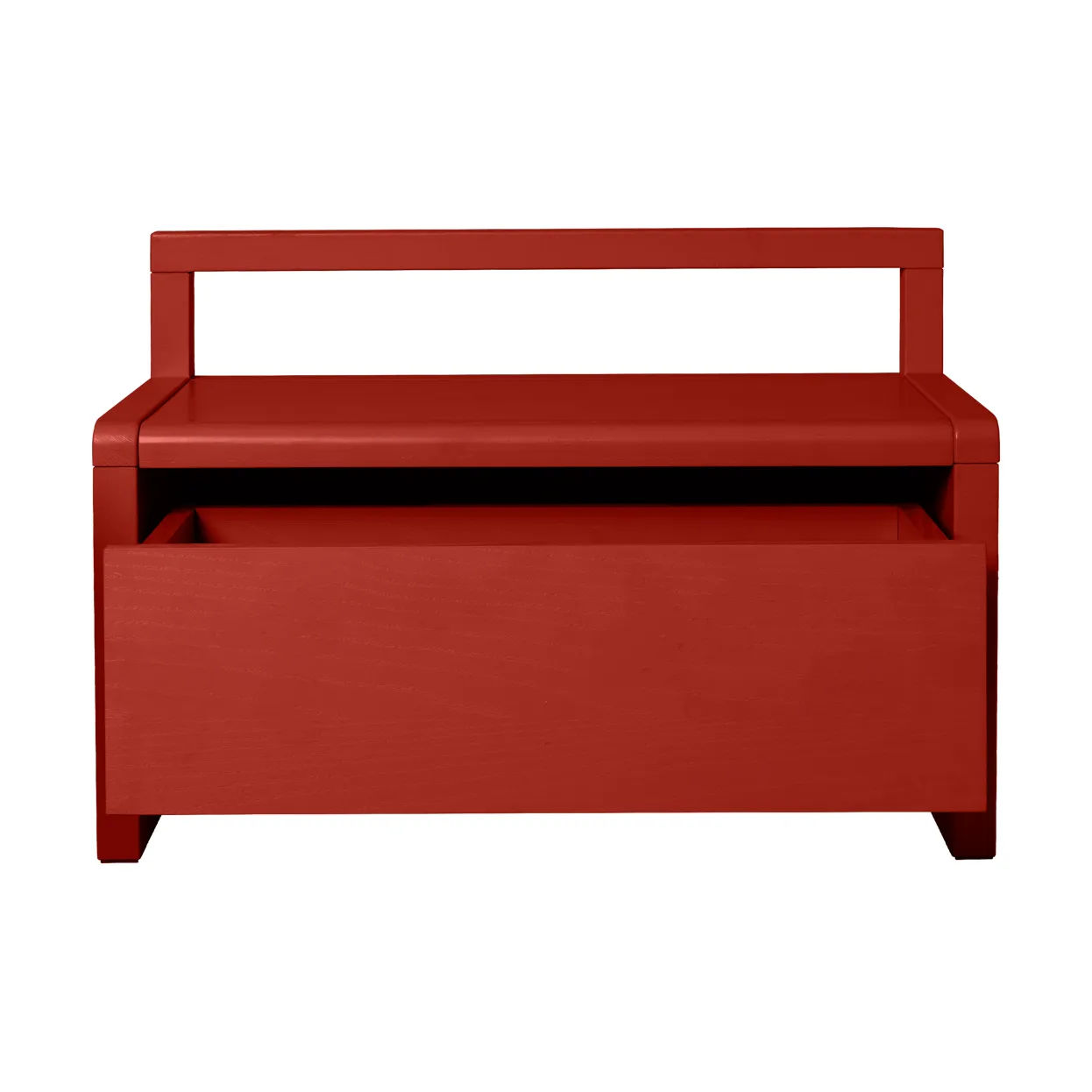 Banco de almacenamiento Little architect, Poppy Red, 60×30×41,2 cm Ferm Living