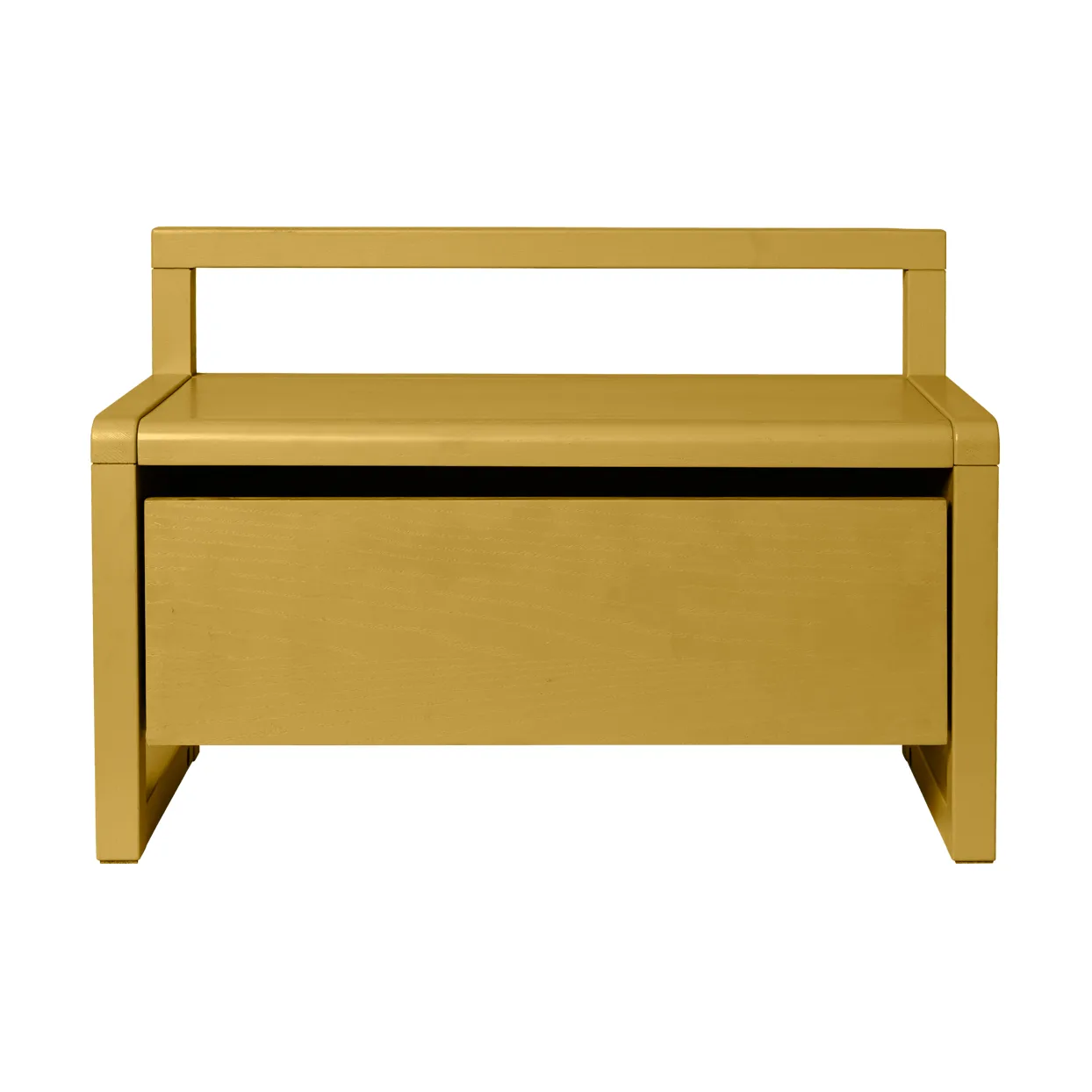 Banco de almacenamiento Little architect, Yellow, 60 × 30 × 41,2 cm Ferm Living