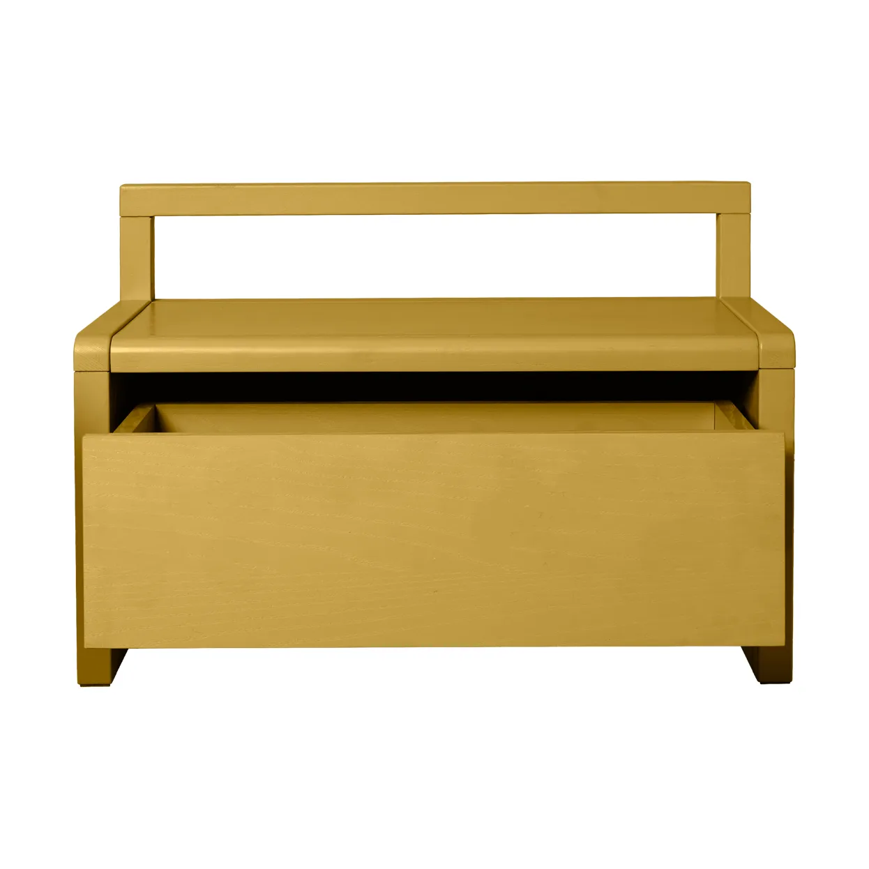 Banco de almacenamiento Little architect, Yellow, 60 × 30 × 41,2 cm Ferm Living