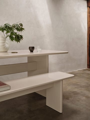 Banco Rink 200 cm - Eggshell - Ferm Living
