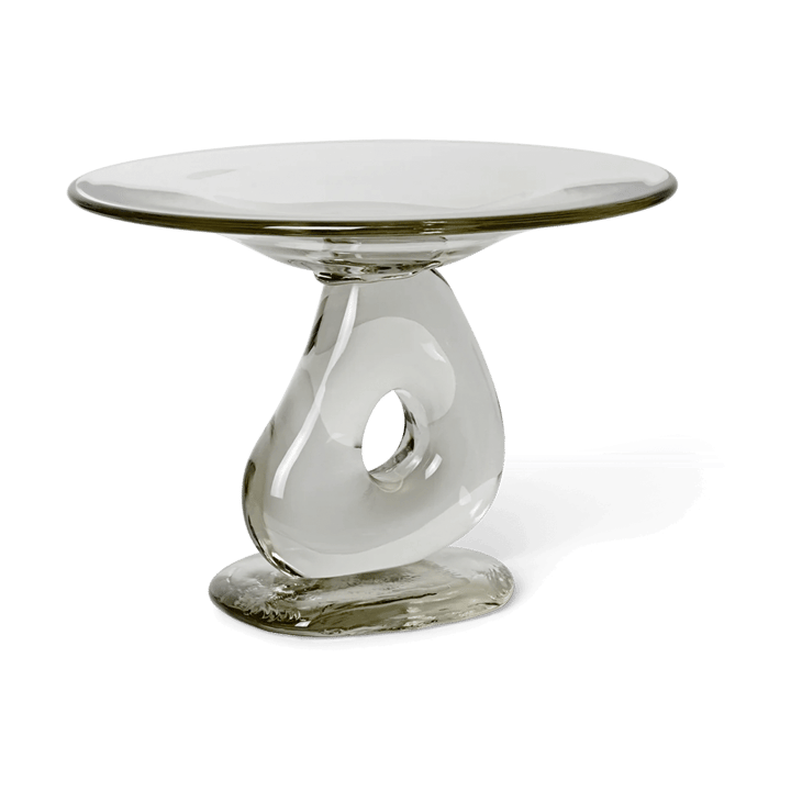 Bandeja Damo glass centerpiece Ø21 cm - Clear - Ferm Living