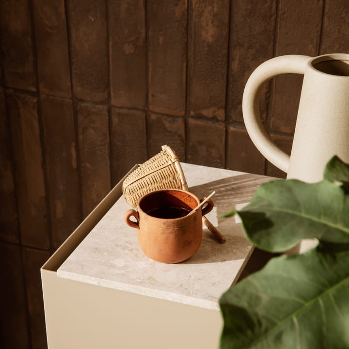 Bandeja de mármol Ferm Living plant box, Beige Ferm Living