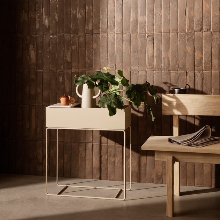 Bandeja de mármol Ferm Living plant box, Beige Ferm Living