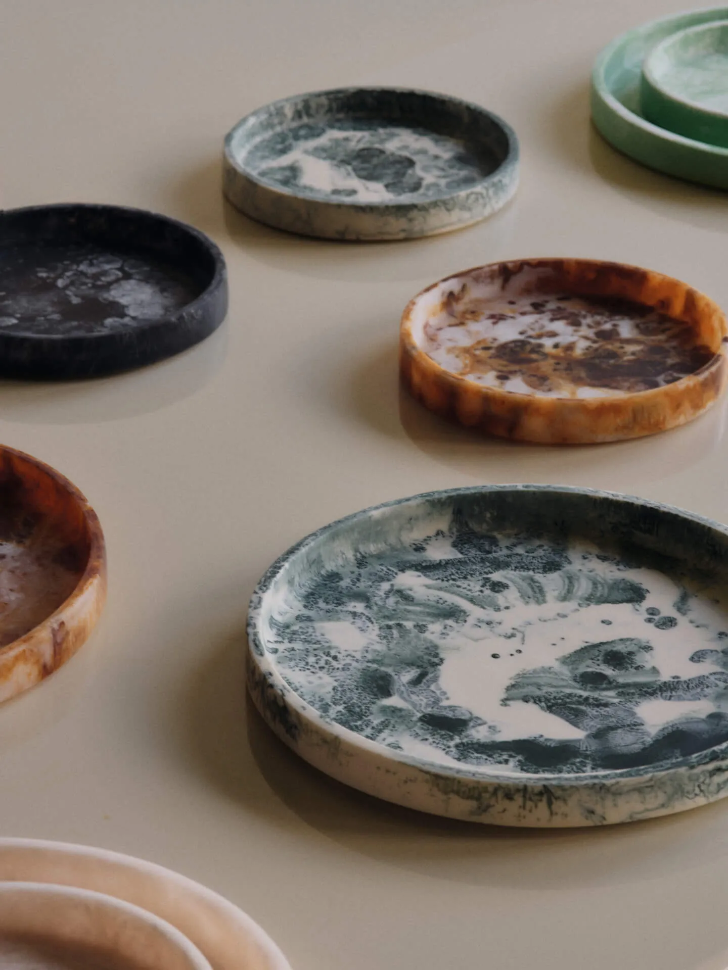 Bandeja decorativa Mist Ø20 cm, Sugar Kelp Ferm Living