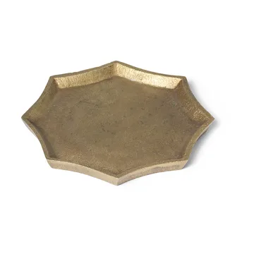 Bandeja decorativa Otte 9,5x9,5 cm - Brass finish - Ferm Living
