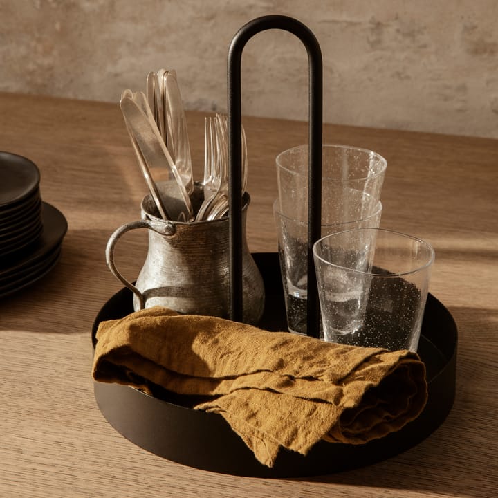 Bandeja Grib Tray, Black Ferm Living
