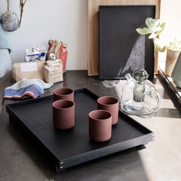 Bandeja madera Bon large - Roble teñido de negro - Ferm Living