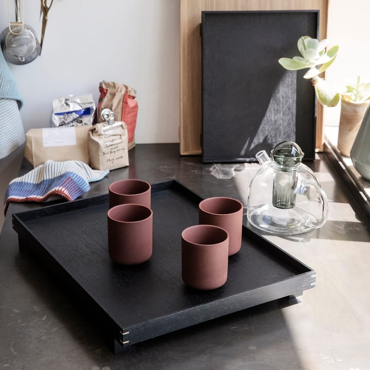 Bandeja madera Bon large, Roble teñido de negro Ferm Living