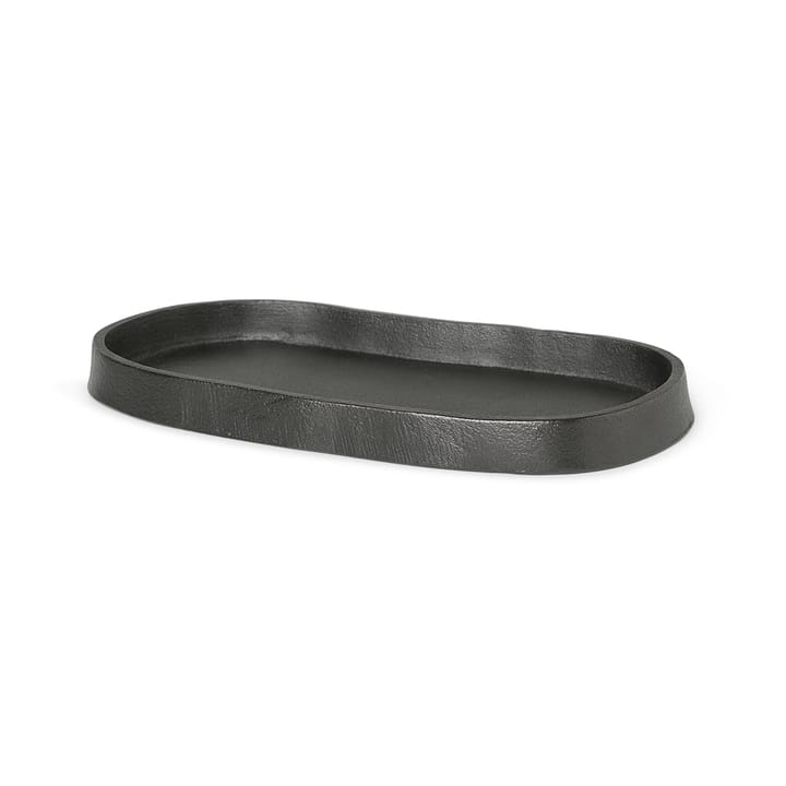 Bandeja ovalada Yama 9,5x19 cm - Aluminio ennegrecido - Ferm Living