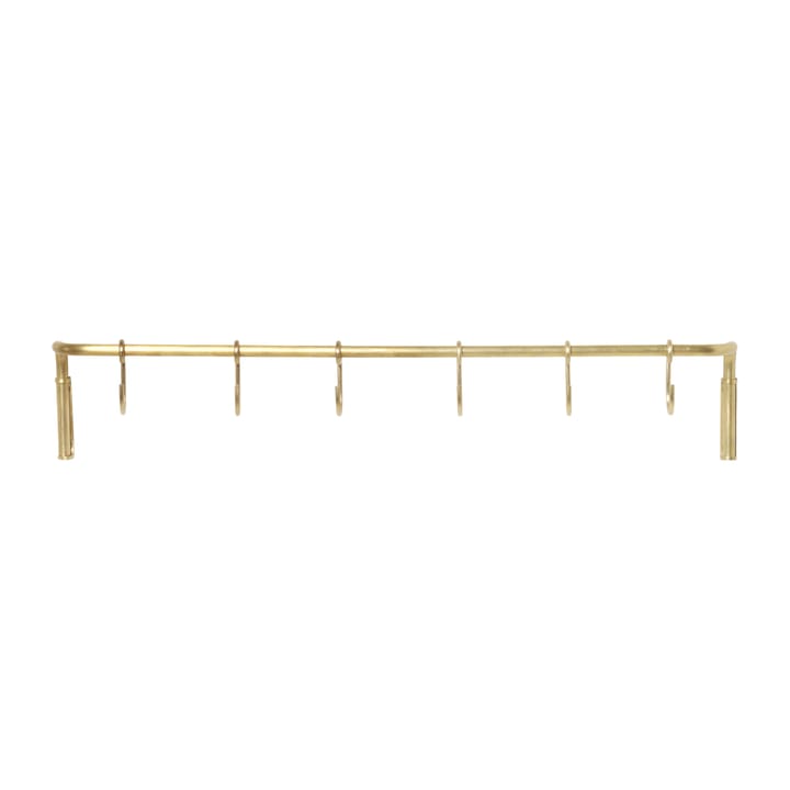 Barra de cocina con 6 ganchos - latón - Ferm Living