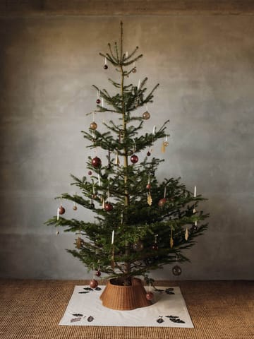 Base de árbol Oak christmas tree blanket 120x120cm - Natural - Ferm Living