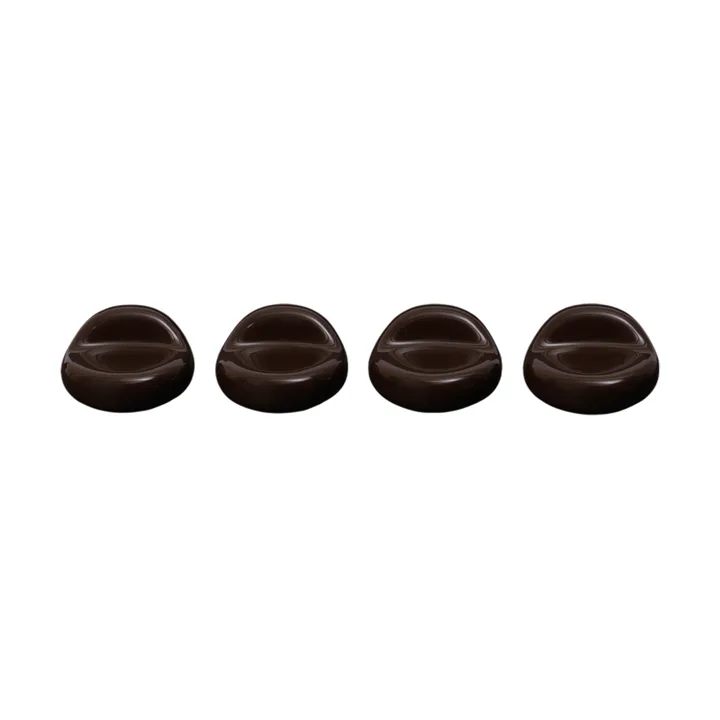 Base Nube para maceta, 4-pack - Carob brown - Ferm Living