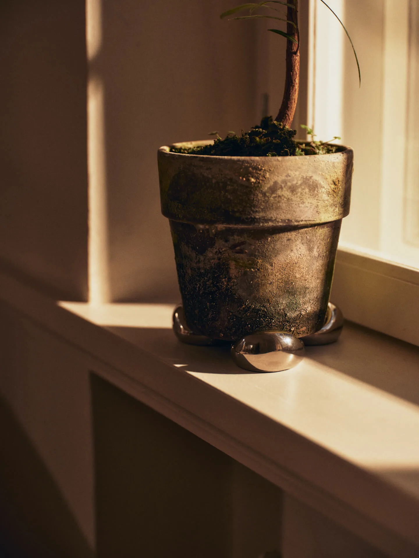 Base Nube para maceta, 4-pack, Plata Ferm Living