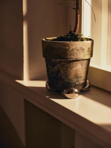 Base Nube para maceta, 4-pack - Plata - Ferm Living