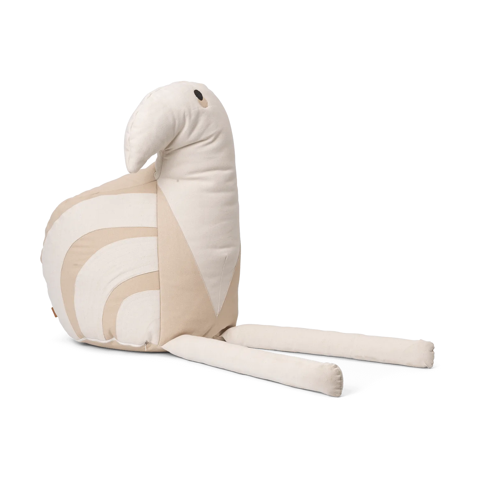 Birdy bean bag, Natural-Blanco roto Ferm Living