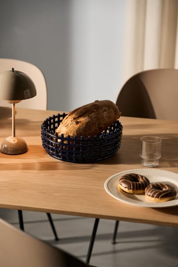 Bol Ceramic trenzado - Blue - Ferm Living