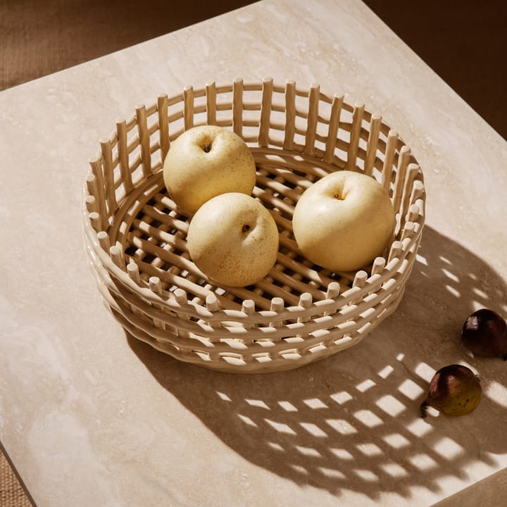 Bol Ceramic trenzado, Cashmere Ferm Living