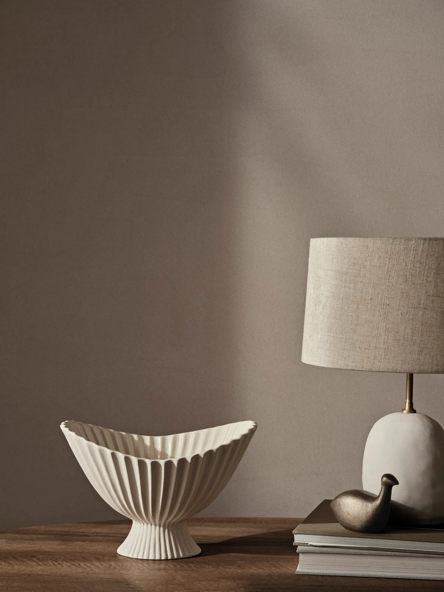 Bol Fountain 28 cm, Off-white Ferm Living