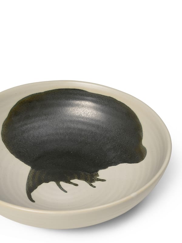 Bol Omhu large ⌀28 cm - off white-charcoal - Ferm LIVING
