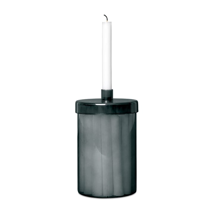 Bote de cristal con 24 velas Countdown to Christmas - Smoked grey - ferm LIVING