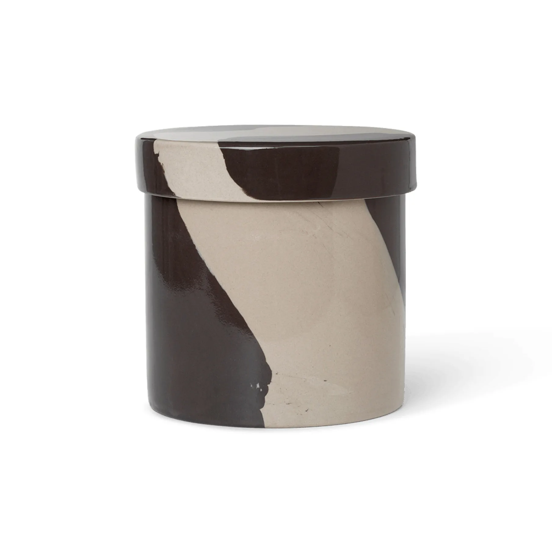 Bote Inlay Ø14,5 cm, Sand-brown Ferm Living