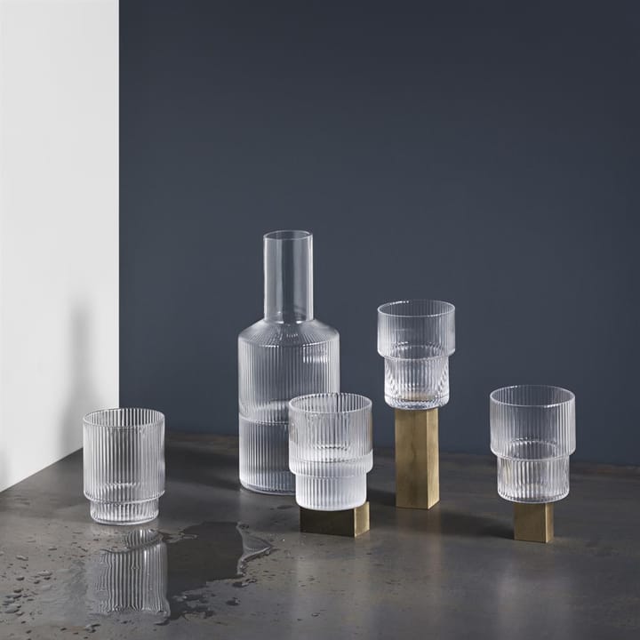 Botella Ripple, transparente Ferm Living
