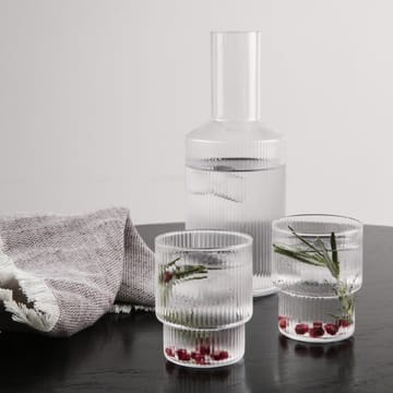 Botella Ripple - transparente - Ferm Living