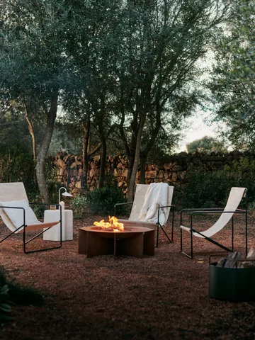 Brasero de exterior Otto fire pit - Rust, Ø85,5 × 29 cm - Ferm Living