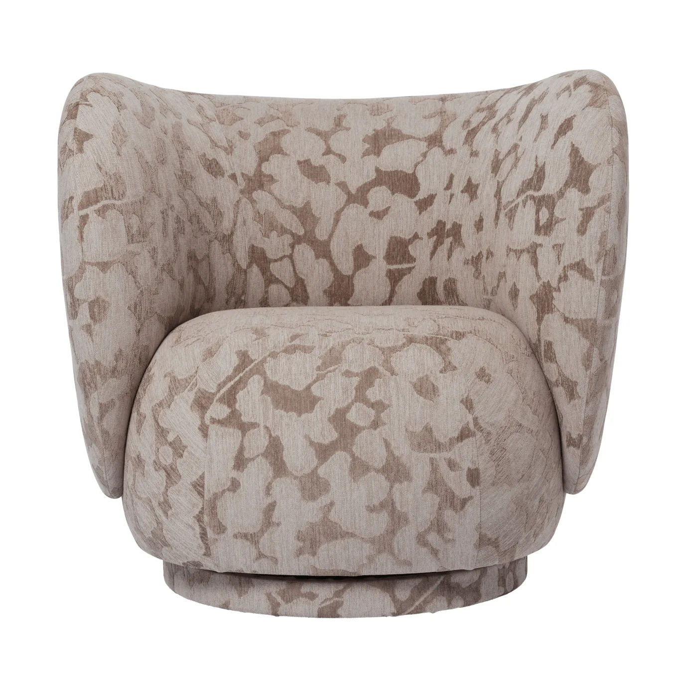 Butaca Lounge Rico giratorio, Cilla-Taupe Ferm Living