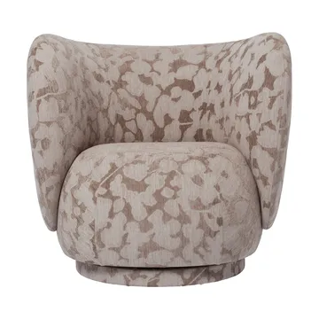 Butaca Lounge Rico giratorio - Cilla-Taupe - Ferm Living