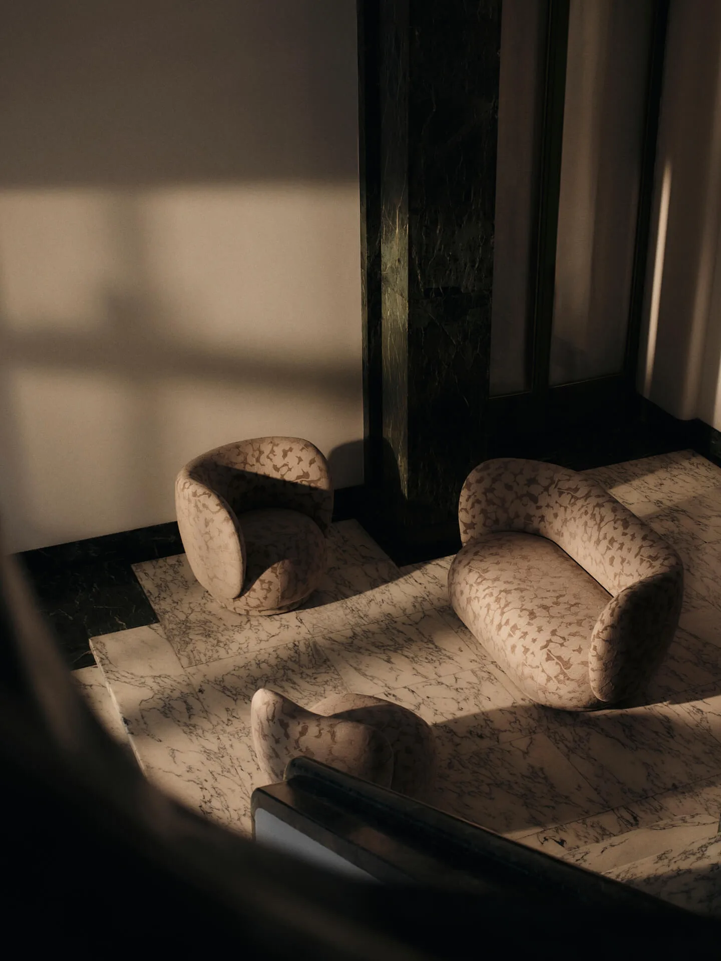 Butaca Lounge Rico lounge piccolo, Cilla-Taupe Ferm Living